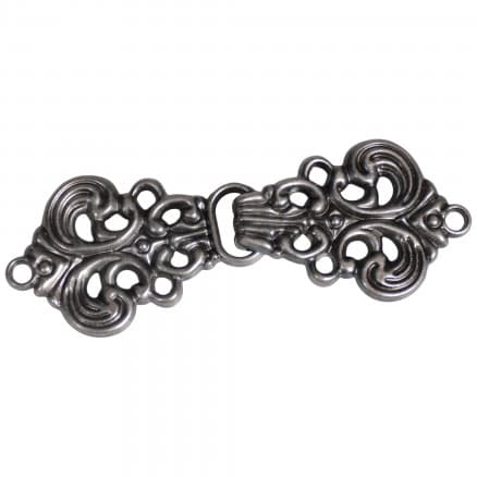 Hyskor/Hakar Antik Silver 5,8cm - 1 par