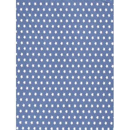 Bomullspoplin Tyg 147cm 06 Denim - 50cm