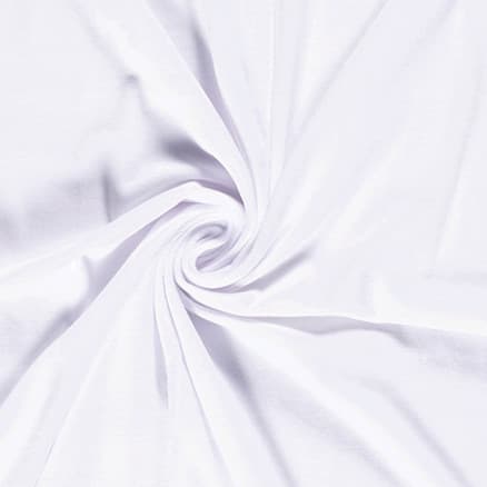 Bomullsvelour Tyg 150cm 50 Vit - 50cm