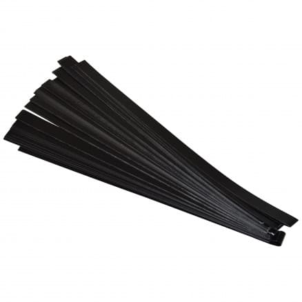 Stjärnstrimlor Svart 10mm - 40 st