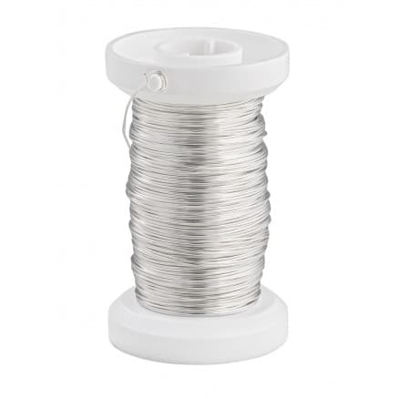 Myrtentråd/Blområd/Ståltråd Silver 0,40mm - 40 meter