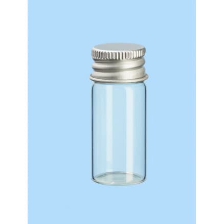 Mini Glasflaska/Burk med Lock 22x50mm - 4 st