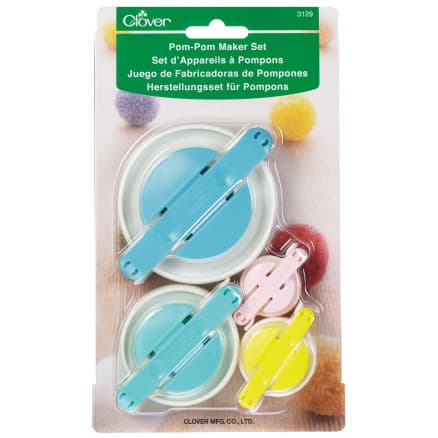 Clover Pom-Pom Maker Set 35/45/65/85mm - 4 st