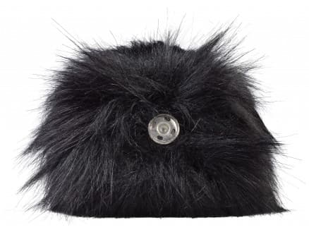 Pompon Pälstofs Akryl Svart 9-11 cm