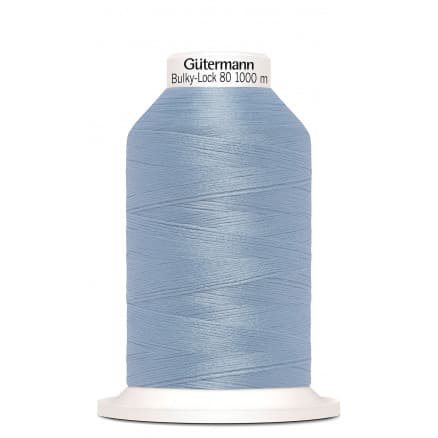 Gütermann Bulky-Lock 80 Sytråd Polyester 143 Ljusblå - 1000m