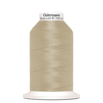 Gütermann Bulky-Lock 80 Sytråd Polyester 722 Sand - 1000m