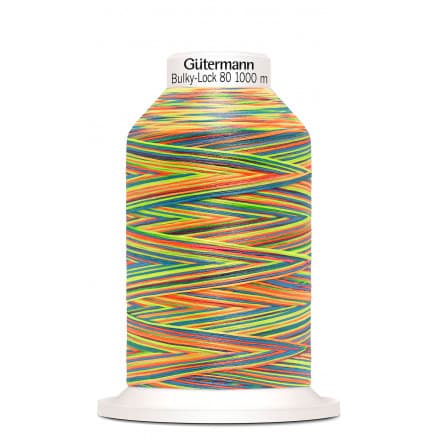 Gütermann Bulky-Lock 80 Multi Neon Sytråd Polyester 9822 - 1000m