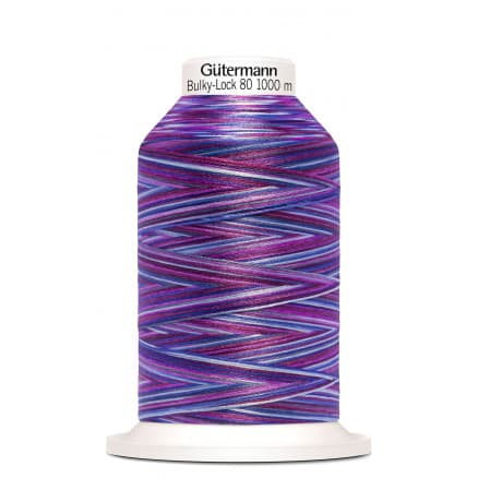 Gütermann Bulky-Lock 80 Multi Lila Sytråd Polyester 9944 - 1000m