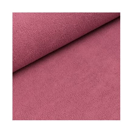 Fleece Tyg 165cm 241 Mörk Gammelrosa - 50cm