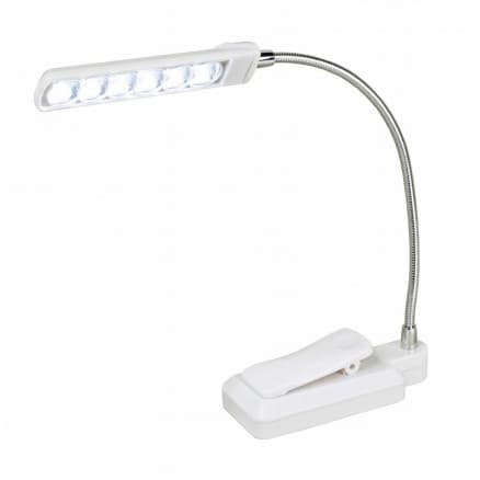 Kleiber Mini LED Clips Lampa Flexibel Vit/Silver 18cm