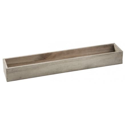 Trälåda Brun 50x9x6cm - 1 st