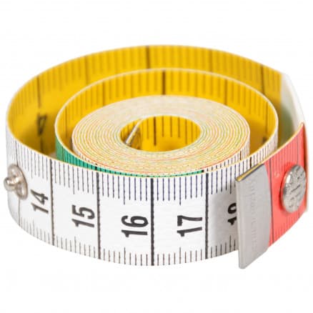 Måttband med tryckknappar 150cm/60