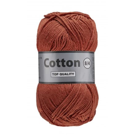 Lammy Cotton 8/4 Garn 859 Rödbrun