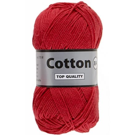 Lammy Cotton 8/4 Garn 43 Mörkröd