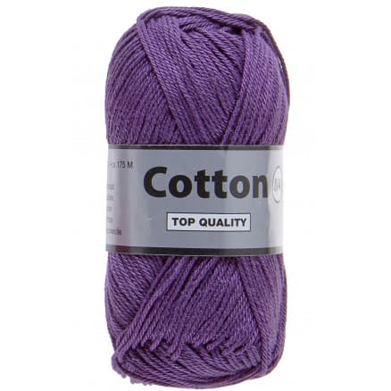 Lammy Cotton 8/4 Garn 64 Mörk Lila