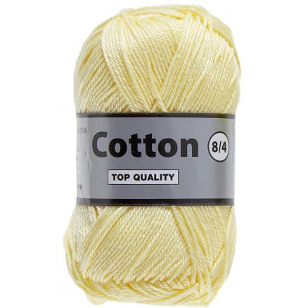 Lammy Cotton 8/4 Garn 843 Ljusgul