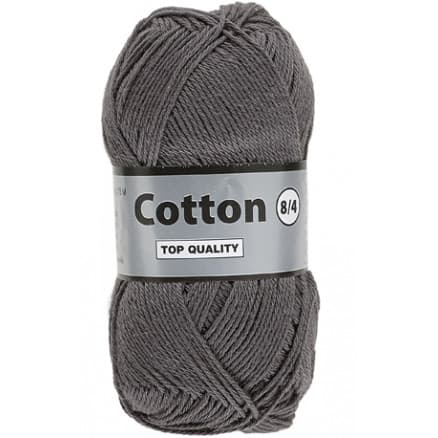 Lammy Cotton 8/4 Garn 2 Mörkgrå