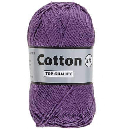 Lammy Cotton 8/4 Garn 849 Mörk Ljung