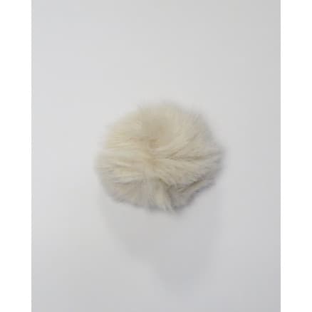 Pompon Pälstofs Akryl Ljus Beige 80mm