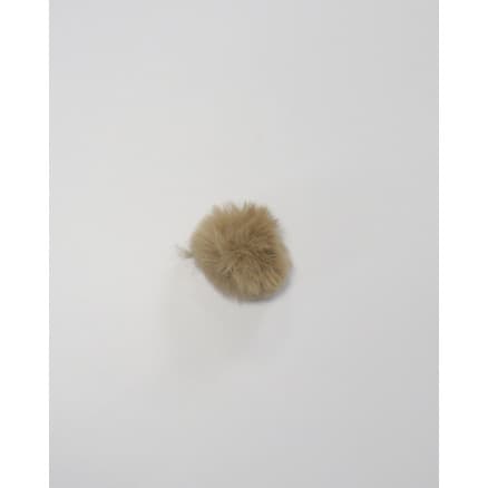 Pompon Pälstofs Akryl Natur 50mm