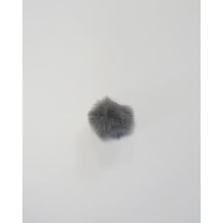 Pompon Pälstofs Akryl Grå 50mm