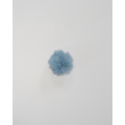Pompon Pälstofs Akryl Ljus Petrol 50mm