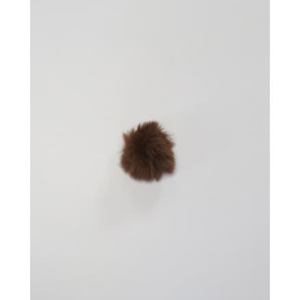 Pompon Pälstofs Akryl Brun 50mm