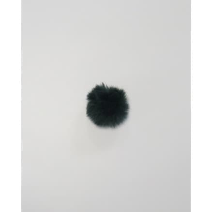Pompon Pälstofs Akryl Mörk Grön 50mm