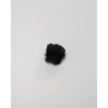 Pompon Pälstofs Akryl Svart 50mm