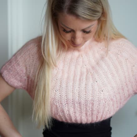 Weaping Willow Bolero/Axelvärmare v2 av Rito Krea - Bolero Stickmönster stl S-XL
