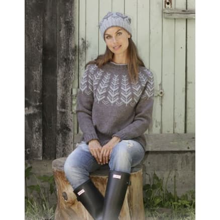 Inner Circle by DROPS Design - Stickmönster blus str. S - XXXL