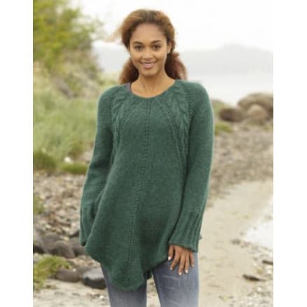 Emerald Queen by DROPS Design - Tunika Stick-mönster strl. S - XXXL