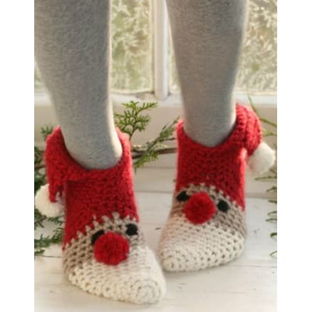Tomtetofflor by DROPS Design - Tofflor Virk-mönster strl. 22/24 - 42/44