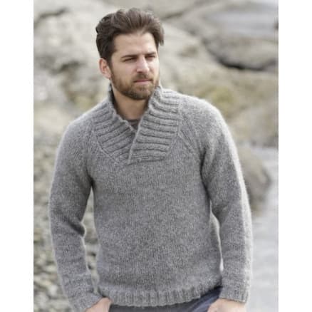 Aberdeen by DROPS Design - Tröja Stick-mönster strl. S - XXXL