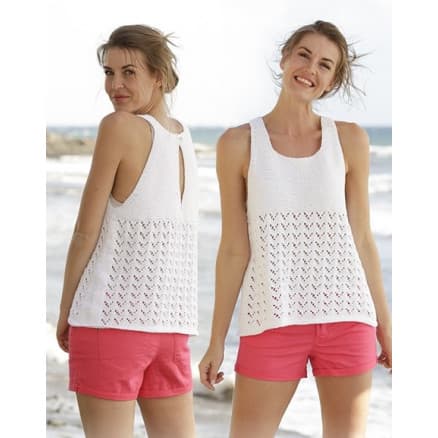 Holiday Bliss by DROPS Design - Topp Stick-mönster strl. S - XXXL