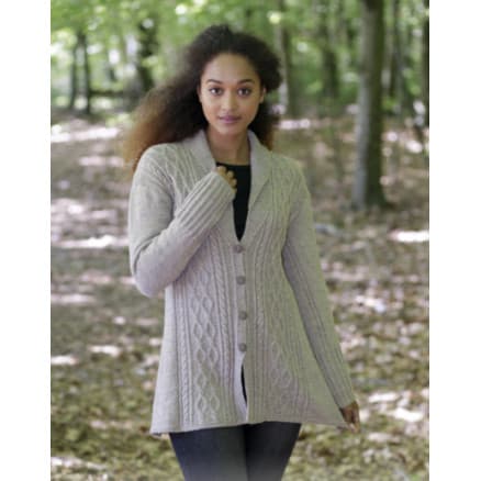 Morgan's Daughter Jacket by DROPS Design - Jacka Stickmönster strl. S - XXXL