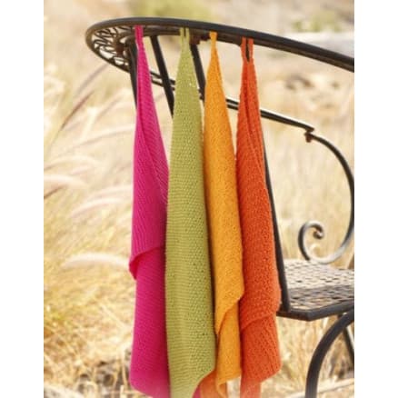 Summer Spices by DROPS Design - Handdukar Stick-mönster 31x45 cm