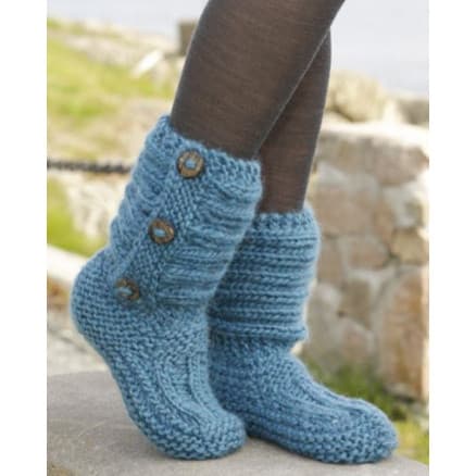 One Step Ahead by DROPS Design - Tofflor Stick-mönster strl. 35/37 - 40/42