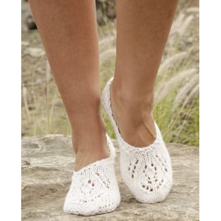 Snow Fairy by DROPS Design - Tofflor Stickmönster str. 35/37 - 41/43