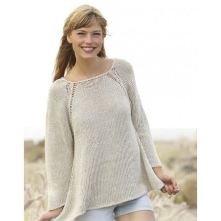 Everyday Comfort by DROPS Design - Tröja Stick-mönster strl. S - XXXL