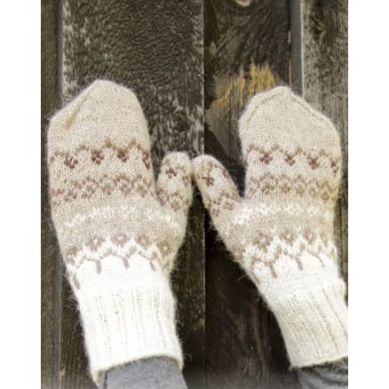 Talvik Mittens by DROPS Design - Vantar stickmönster str. S/M