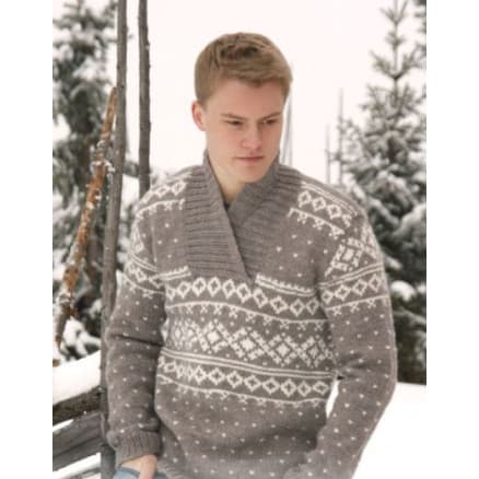 Simon by DROPS Design - Tröja Stick-mönster strl. XS/S - XXXL