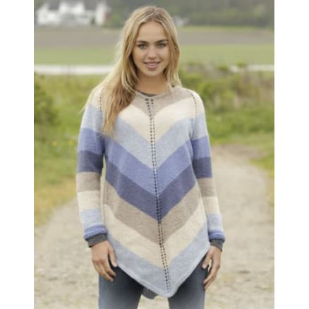 Ocean Stripes by DROPS Design - Tunika Stick-mönster strl. S - XXXL