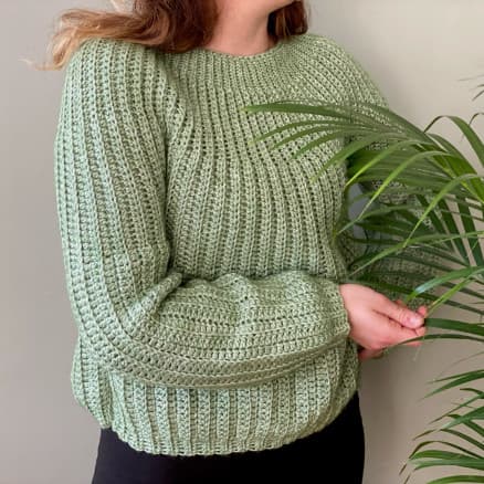 Lysetröjan av Rito Krea - Tröja Virkmönster str. XS-XXL