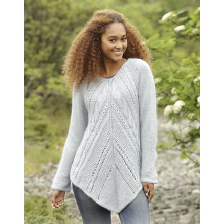 Winter Flair by DROPS Design - Tunika Stick-mönster strl. S - XXXL