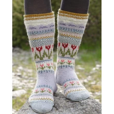 Always Winter by DROPS Design - Sockar Stickmönster strl. 35/37 - 44/46