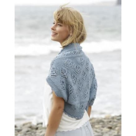 Beach Bolero by DROPS Design - Bolero Stick-mönster strl. S/M - XXXL