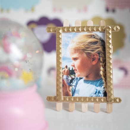 DIY Fotoramar av Glasspinnar av Rito Krea - DIY Fotoram Guide