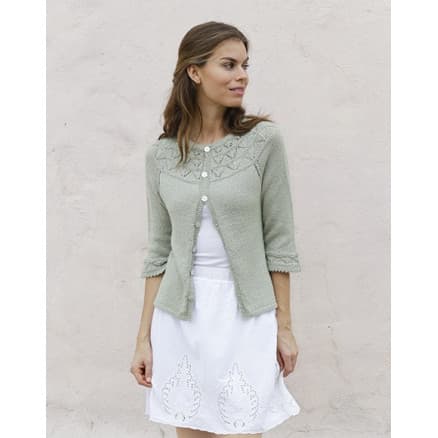 Â Summer Evening CardiganÂ by DROPS Design - Jacka Stickmönster str. S - XXXL