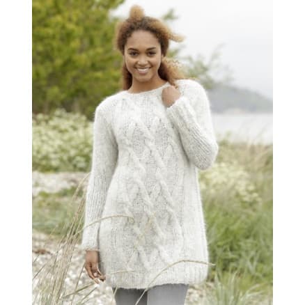Diamond Bliss by DROPS Design - Tröja Stick-mönster strl. XS/S - XXXL